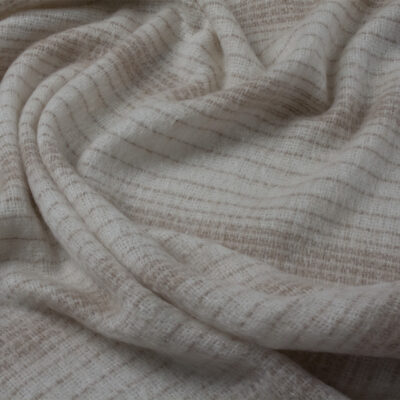Striped mohair fabric